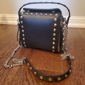 Unique studded faux leather purse